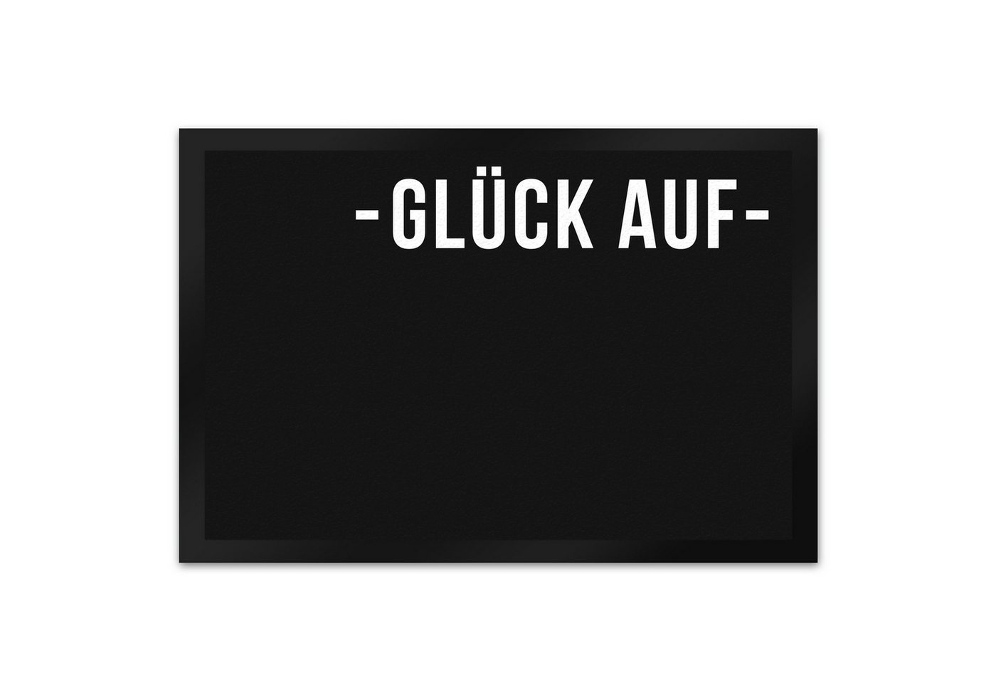speecheese Fußmatte Glück auf Dialektgrüße Fußmatte XL Fußabtreter Türmatte Bild 2
