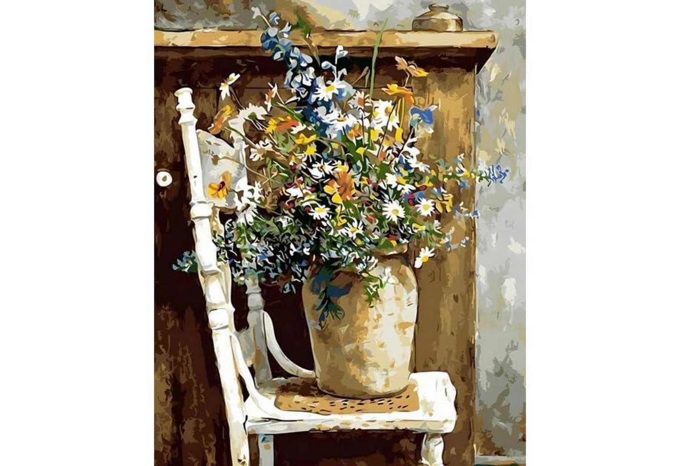 LuxusKollektion Malen nach Zahlen Malen nach Zahlen Gänseblümchen 40x50cm (1-St) Bild 3