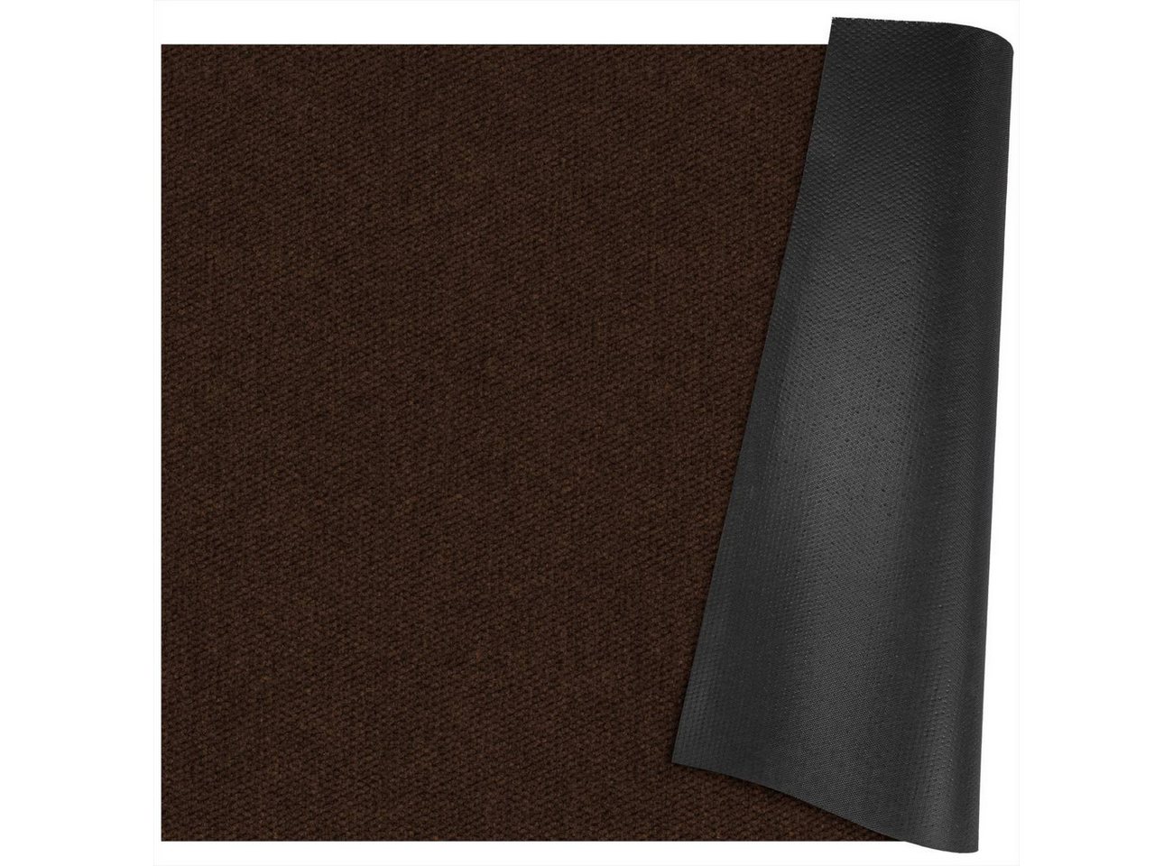ANRO Läufer BOB 8mm Flurläufer Ananas Teppichläufer rutschfest Sauberlaufmatte, eckig, Höhe: 8 mm, Pflegeleicht robust 100x120cm Industrie Braun