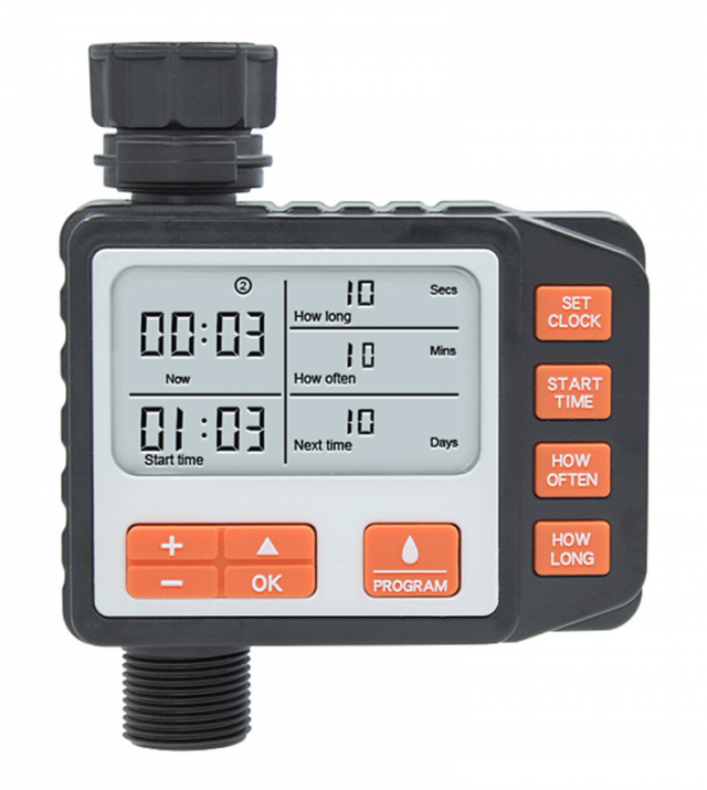 Bewässerungstimer, Bewässerungssteuerung Für Den Außenbereich, Elektronischer Automatischer Sprinkler-timer, Mehrere Programme Für Gemüsepflanzen, Gartengewächshaus