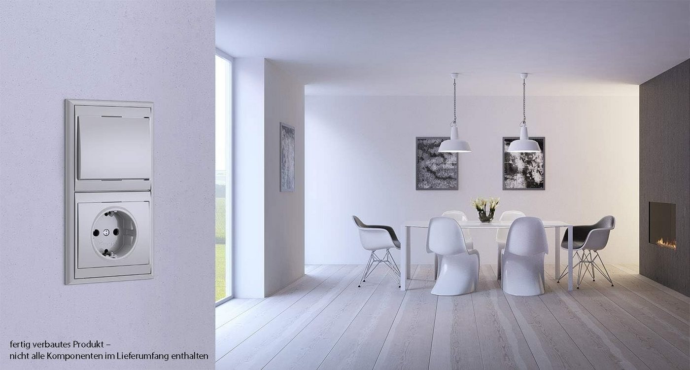 Kopp Schalter Kopp Aus Wechselschalter Universalschalter beleuchtet, und Wechsel Lichtschalter mit Bild 5