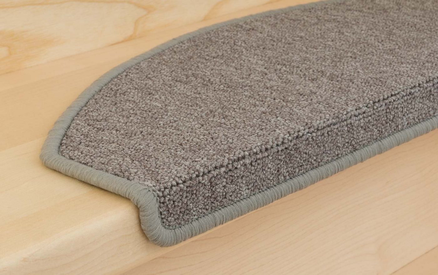 Metzker® Stufenmatte Stufenmatten Rambo New Halbrund Einzeln und SparSet´s, halbrund, Höhe: 5 mm, 16 Stück im Set - Taupe