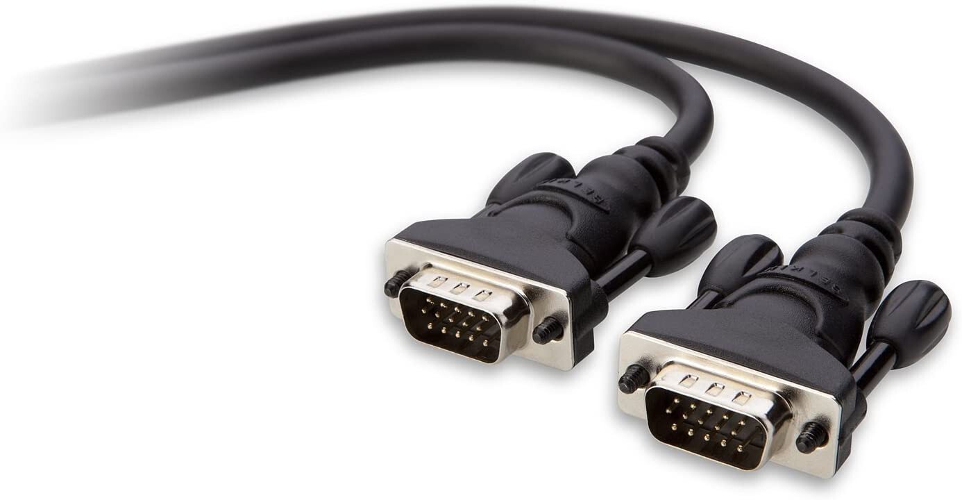 Belkin VGA Kabel 3 m VGA auf VGA 15-polig Monitor Kabel PC Bildschirm Audio- & Video-Kabel, VGA, bidirektional, VGA (3 cm), Verbindungskabel Beamer Anschlusskabel Monitorkabel HDMI Videokabel Bild 2