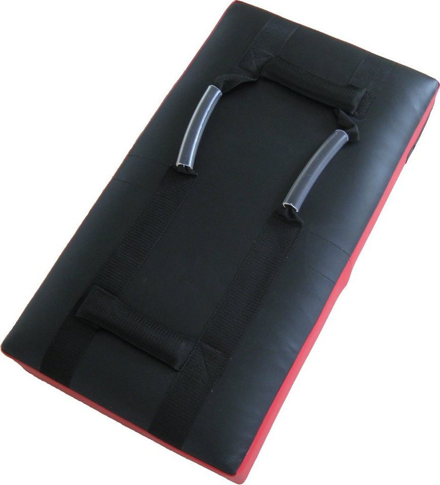 BAY-Sports Schlagpolster 3-pointer Kickshield 75cm Schlagkissen groß XL Bodyshield Kickboxen, XXL Gösse, 3 Zielpunkte, Kunstleder, Schockabsorbierend Bild 2