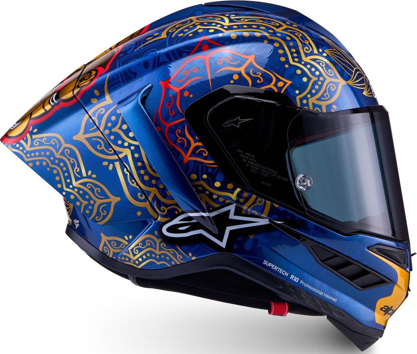Alpinestars Motorradhelm Supertech R10 Martinator Thai LE Carbon Helm, Antifog Beschichtet,notfallsystem-polsterung (eqrs) Bild 5