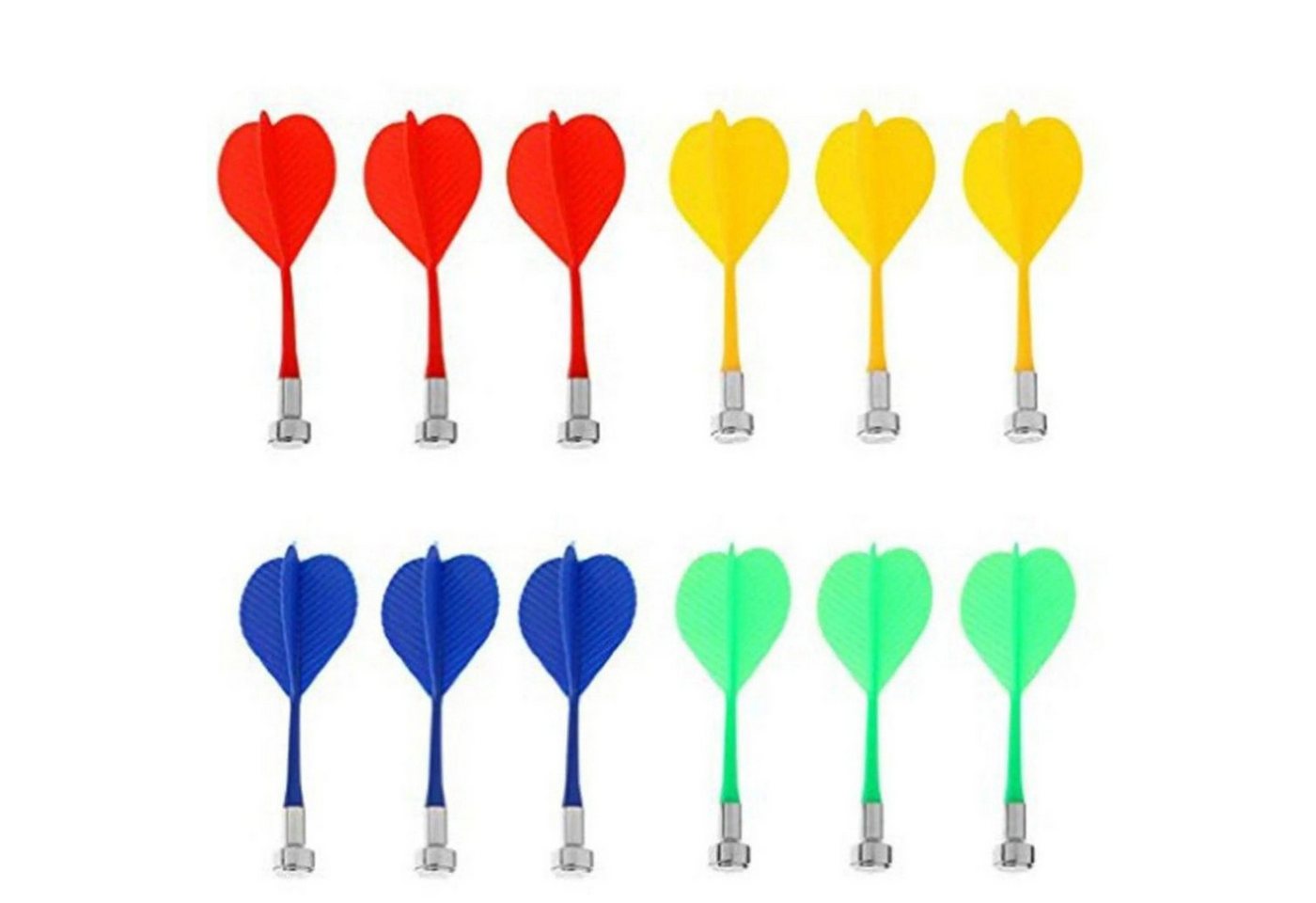 Sport-Knight® Dartpfeil Dartpfeile Magnet 12 Stk., mehrfarbig Bild 3