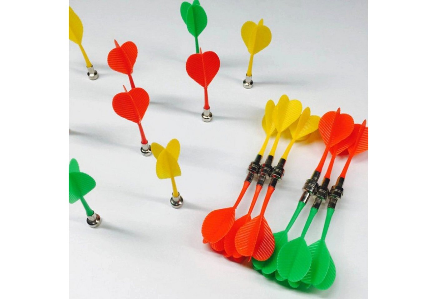 Sport-Knight® Dartpfeil Dartpfeile Magnet 12 Stk., mehrfarbig Bild 4