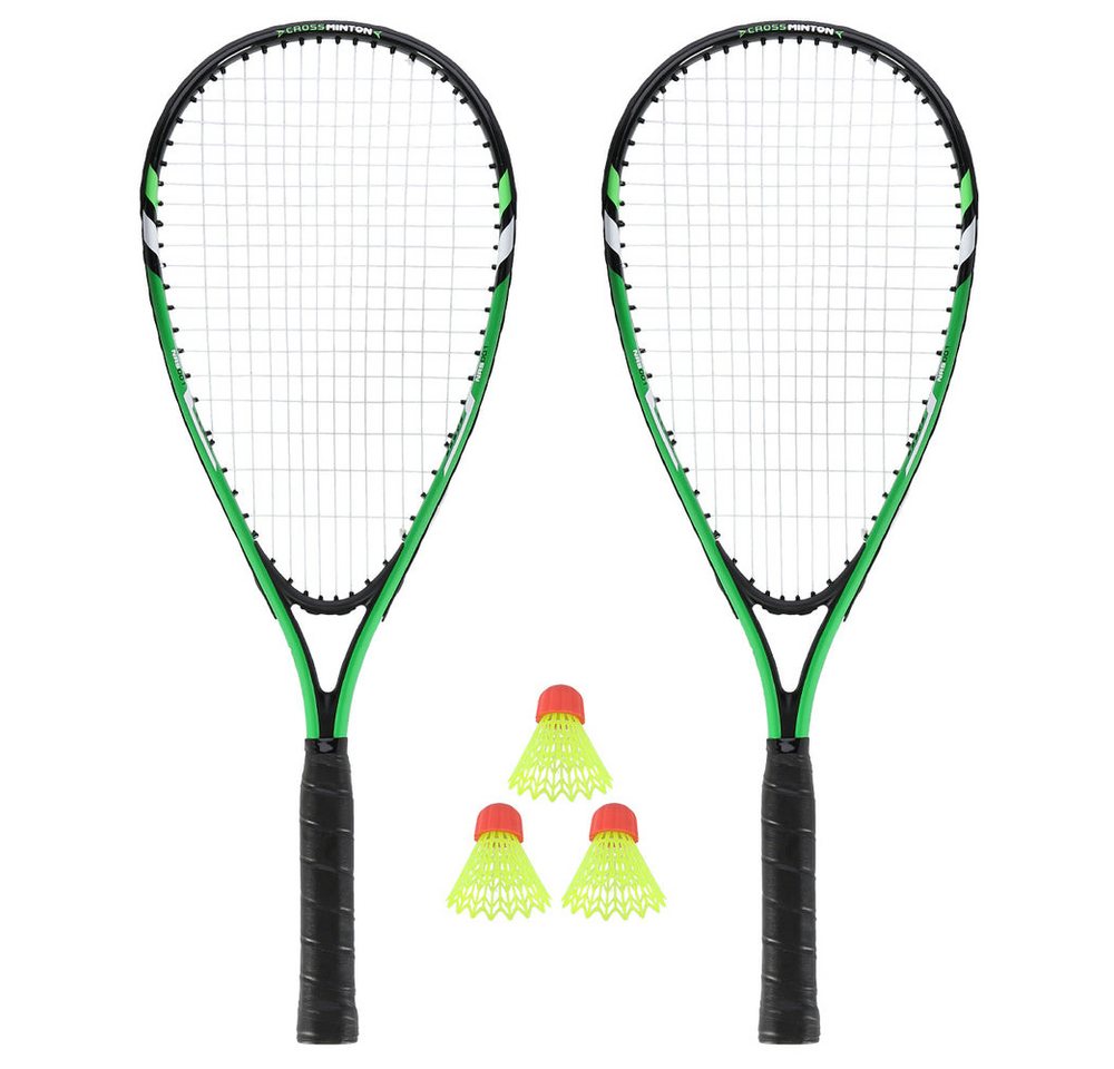 Nils Federball Crossminton Speedminton Schlägerset (Spar-Set, 2-St., 59 cm windbeständig), Windbeständig, wetterfest, inkl. Schutzhülle Bild 5