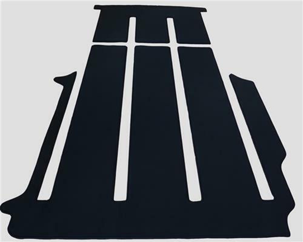 DSX Kofferraummatte Kofferraum Teppich Fußmatte Velour passend für VW T5 T6 T6.1 Multivan, für VW T5 Multivan Multivan, mit 1 Schiebetür 4 Schienen (ohne Schiebetisch) Bild 4