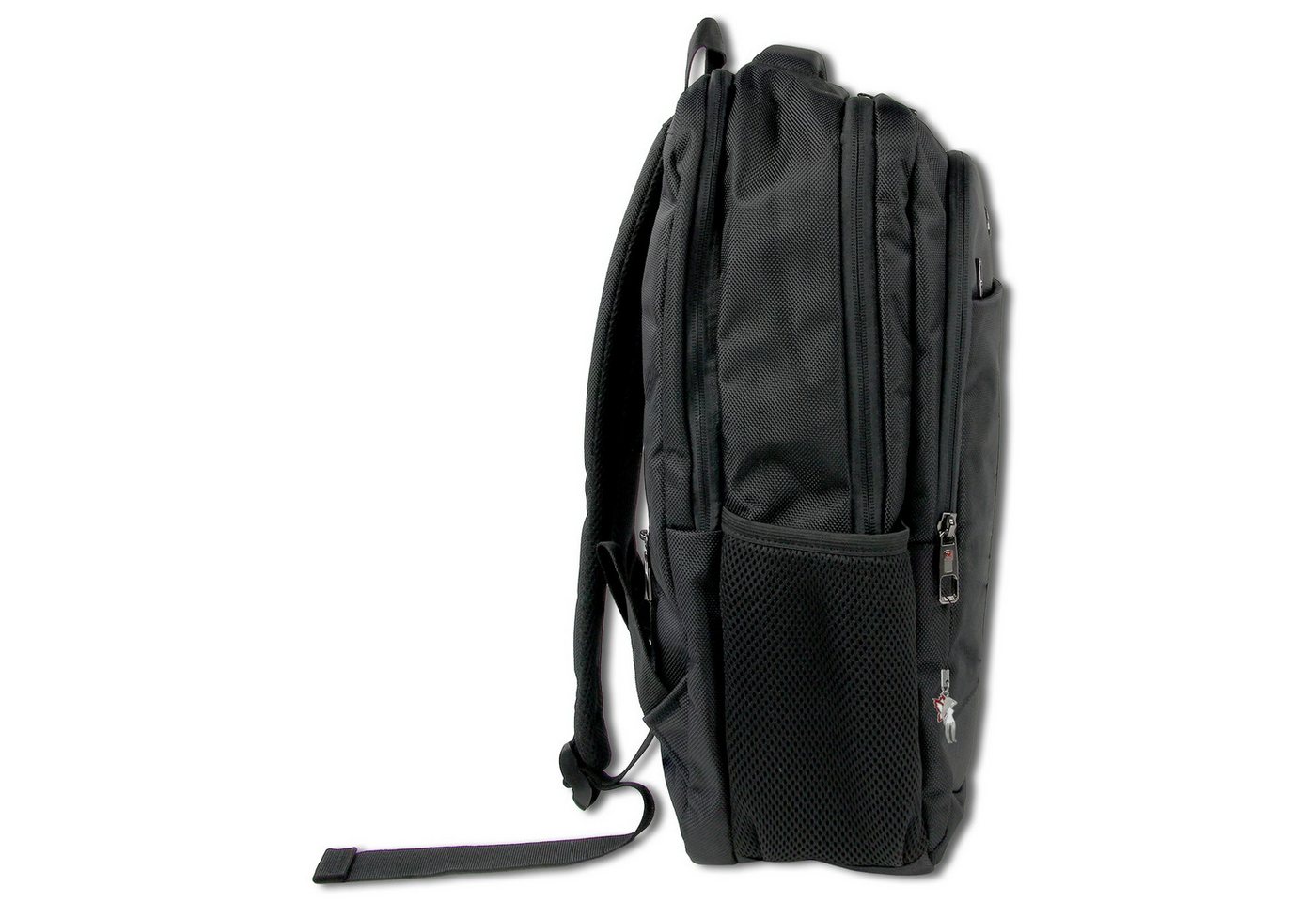 Travel N Meet Cityrucksack Travel N Meet Businessrucksack, Rucksack, Herren Businessrucksack Polyester, schwarz ca. 42cm hoch