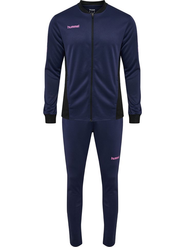 hummel Trainingsanzug Durchgehender Reißverschluss für Herren (2-tlg), Recyceltes Material, Nachhaltig, Bedruckt, Elastischer Bund Bild 3