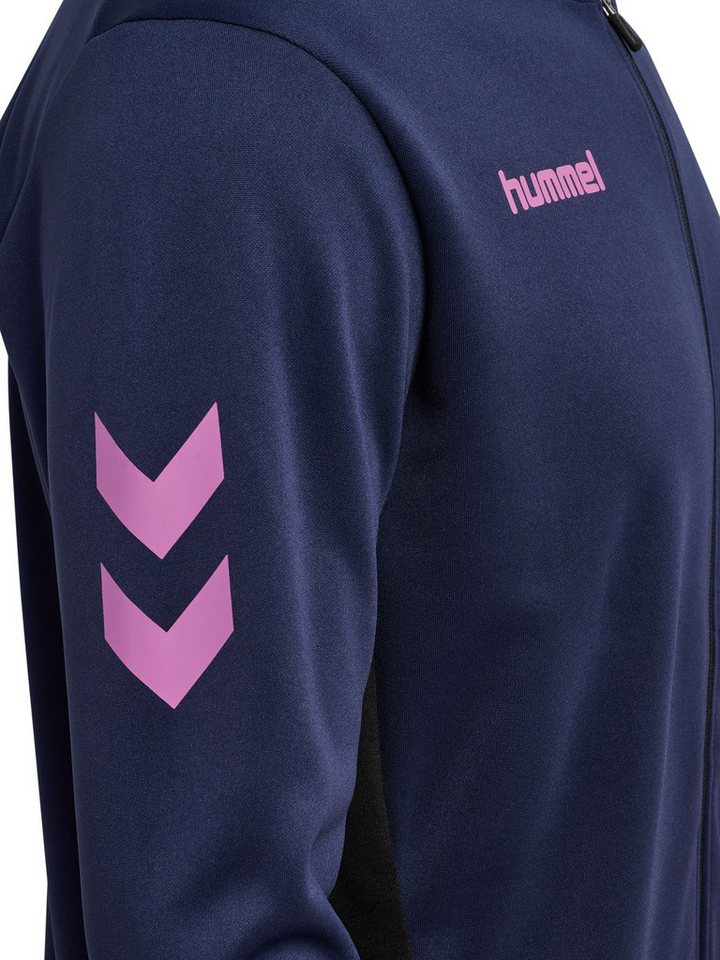 hummel Trainingsanzug Durchgehender Reißverschluss für Herren (2-tlg), Recyceltes Material, Nachhaltig, Bedruckt, Elastischer Bund Bild 4
