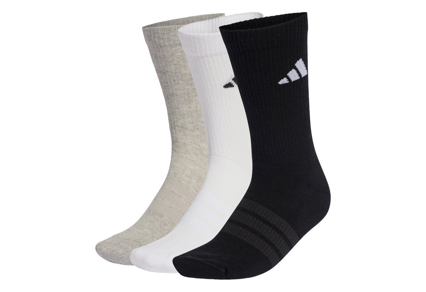 adidas Sportswear Sportsocken DÄMPFENDE SPORTSWEAR CREW SOCKEN 3ER-PACK (1-Paar)