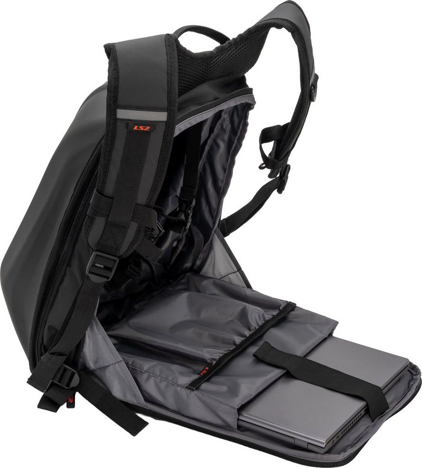 LS2 Rucksack Shield 25L Motorrad Rucksack, Atmungsaktiv wasserabweisend robust Bild 4