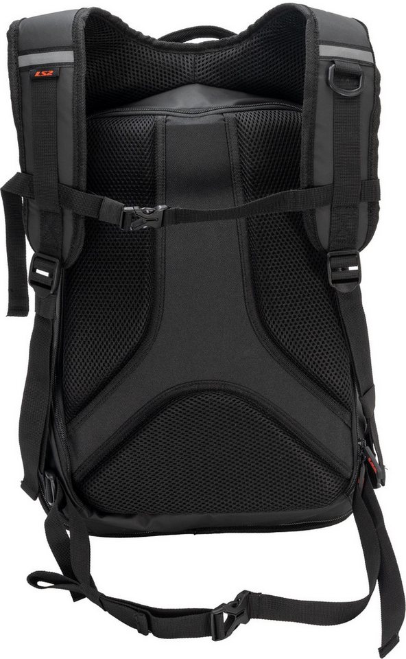 LS2 Rucksack Shield 25L Motorrad Rucksack, Atmungsaktiv wasserabweisend robust Bild 5