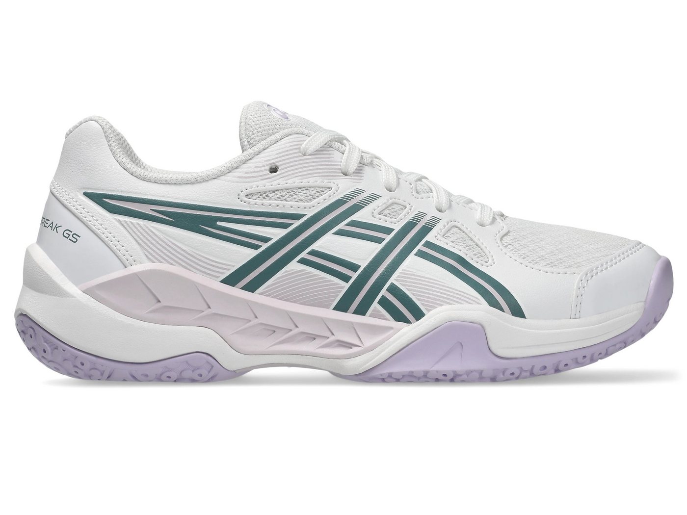 Asics GEL-POWERBREAK GS WHITE/FOGGY TEAL Handballschuh Bild 3