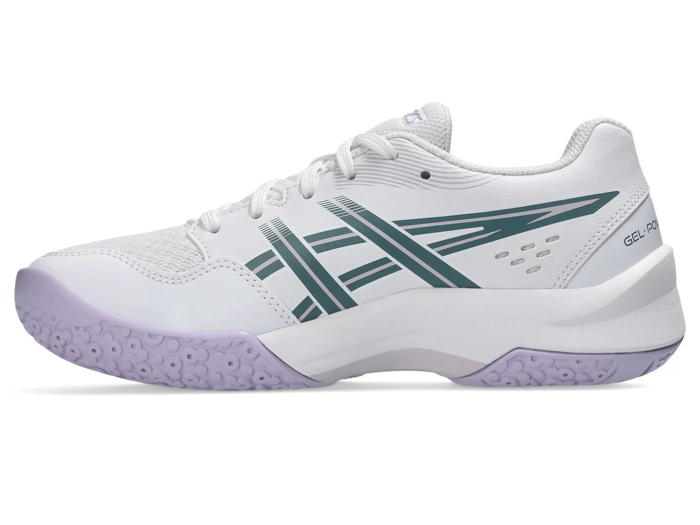 Asics GEL-POWERBREAK GS WHITE/FOGGY TEAL Handballschuh Bild 4