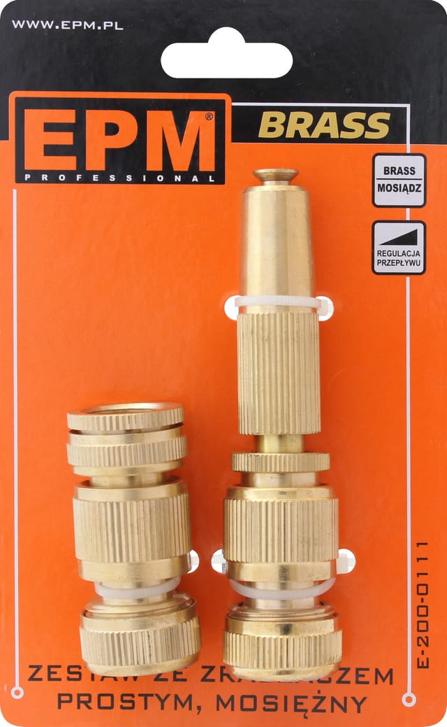 Gerades Messing-sprinkler-set - E-200-0111