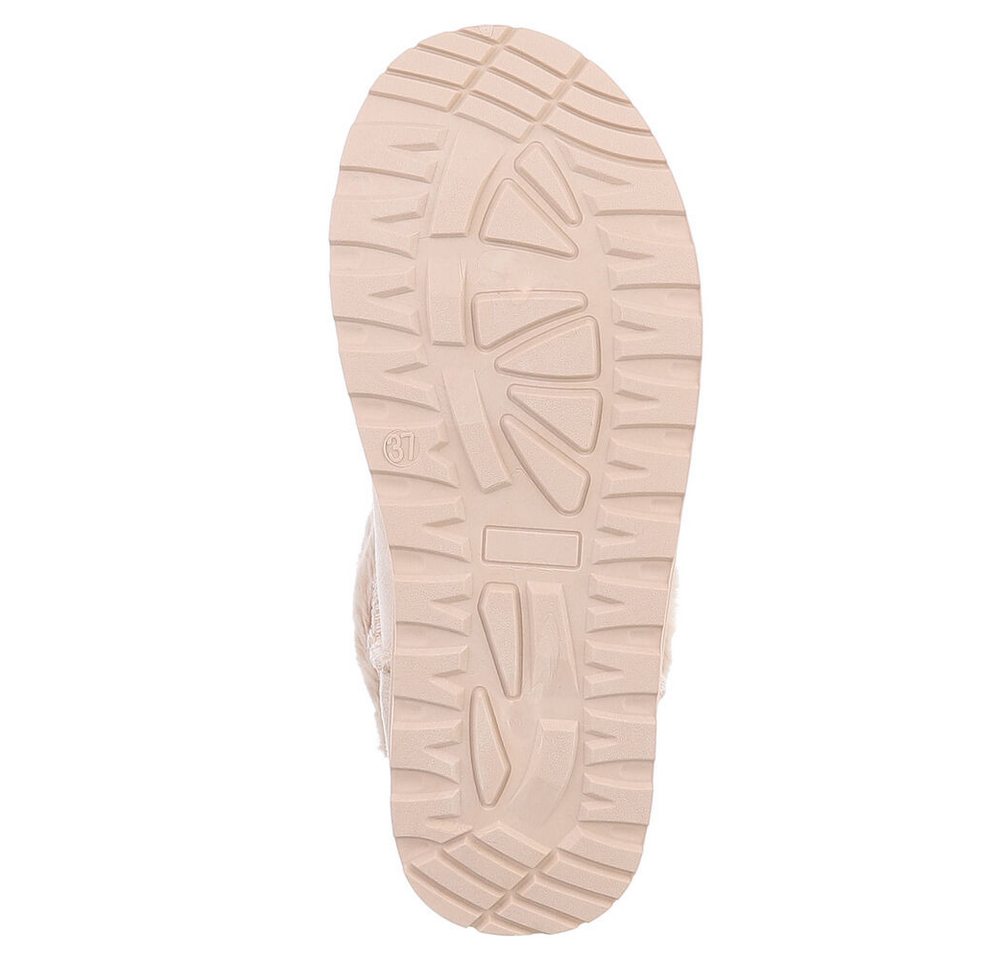 Ital-Design Damen Snowboots Freizeit Snowboots (88460421) Flach Flache Stiefeletten in Beige Bild 5