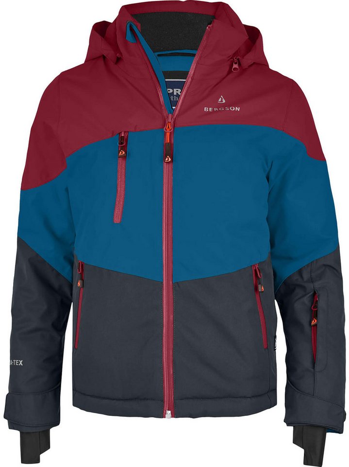 Bergson Skijacke VOLKER neo Kinder Skijacke, warm, wasserdicht (20000 mm), Normalgrößen, Saphir b Bild 2