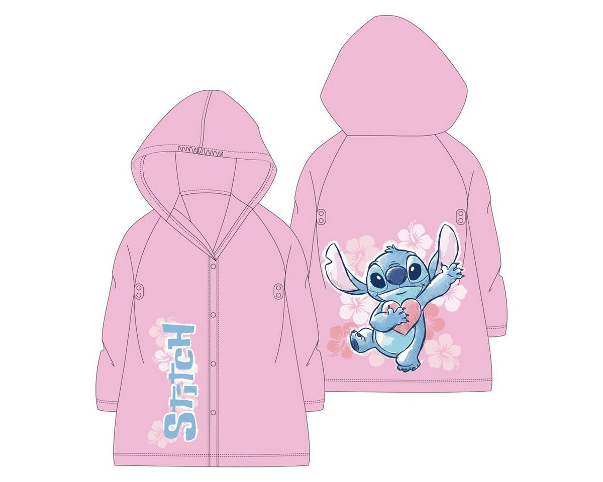 Disney Regenmantel Disney Lilo & Stitch Heart Regenmantel – 98–128 cm