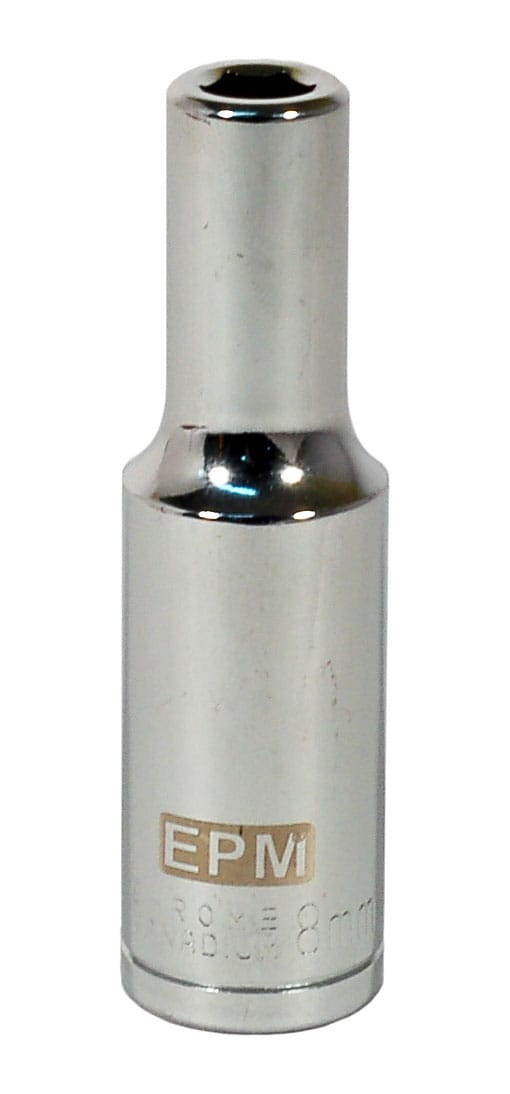 Langer Steckschlüssel 1/2'' 6-winkel Verchromt 9mm - E-400-1509