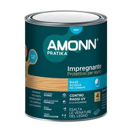 Wasserbasiertes Impregnierungsmittel Ammon 2,50 L - Hellnuss