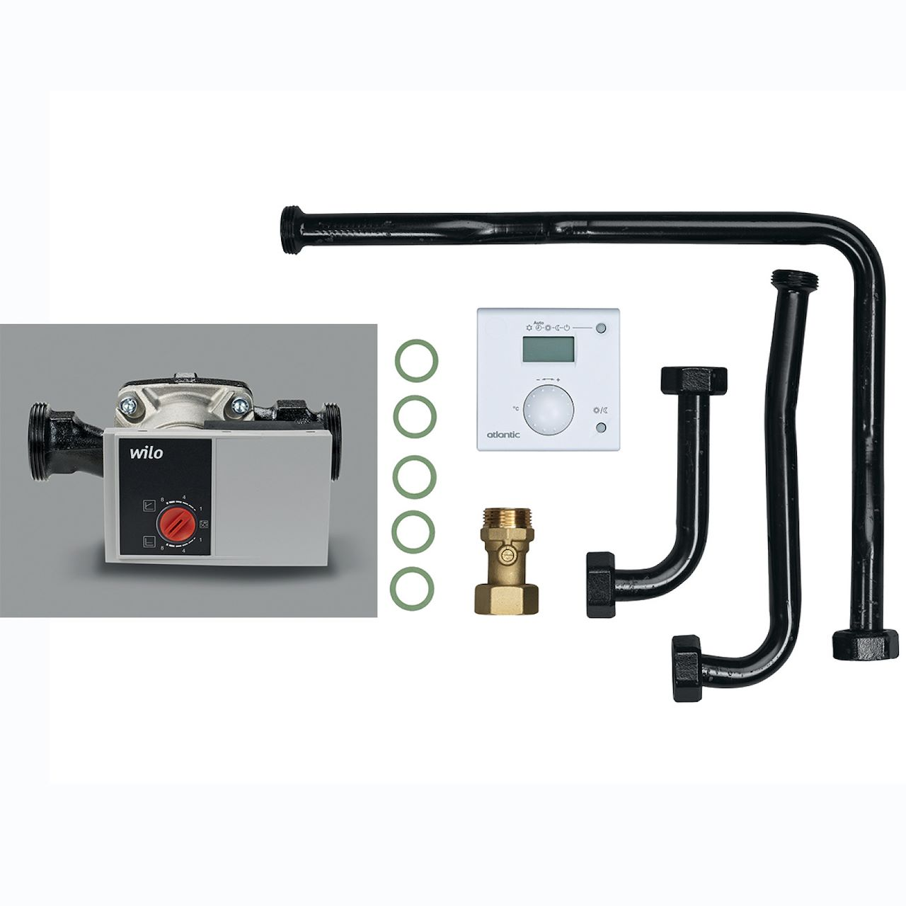 Kit Zweiter Kreis Hochtemperatur-ventil Mit Kabelgebundener Raumregelung T55 - Atlantic - 074605
