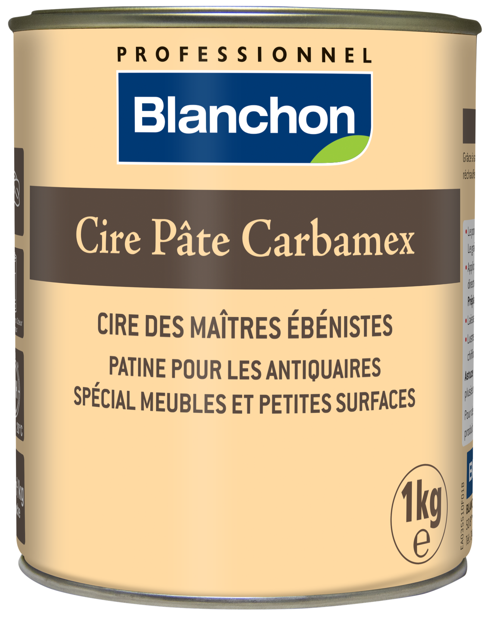 Wachspaste Carbamex® Hell Natur 1kg
