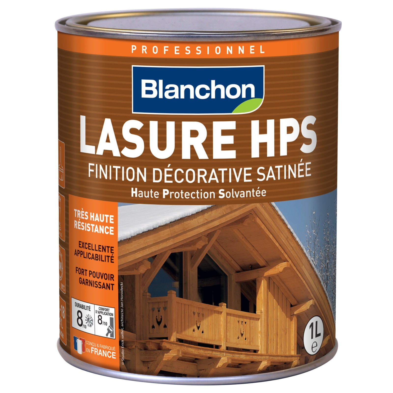 Lasur Blanchon Hps 1l Satiniert Eiche Hell