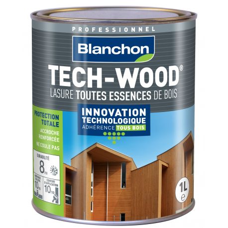 Lasur Tech-wood Farblos - 1l - Blanchon