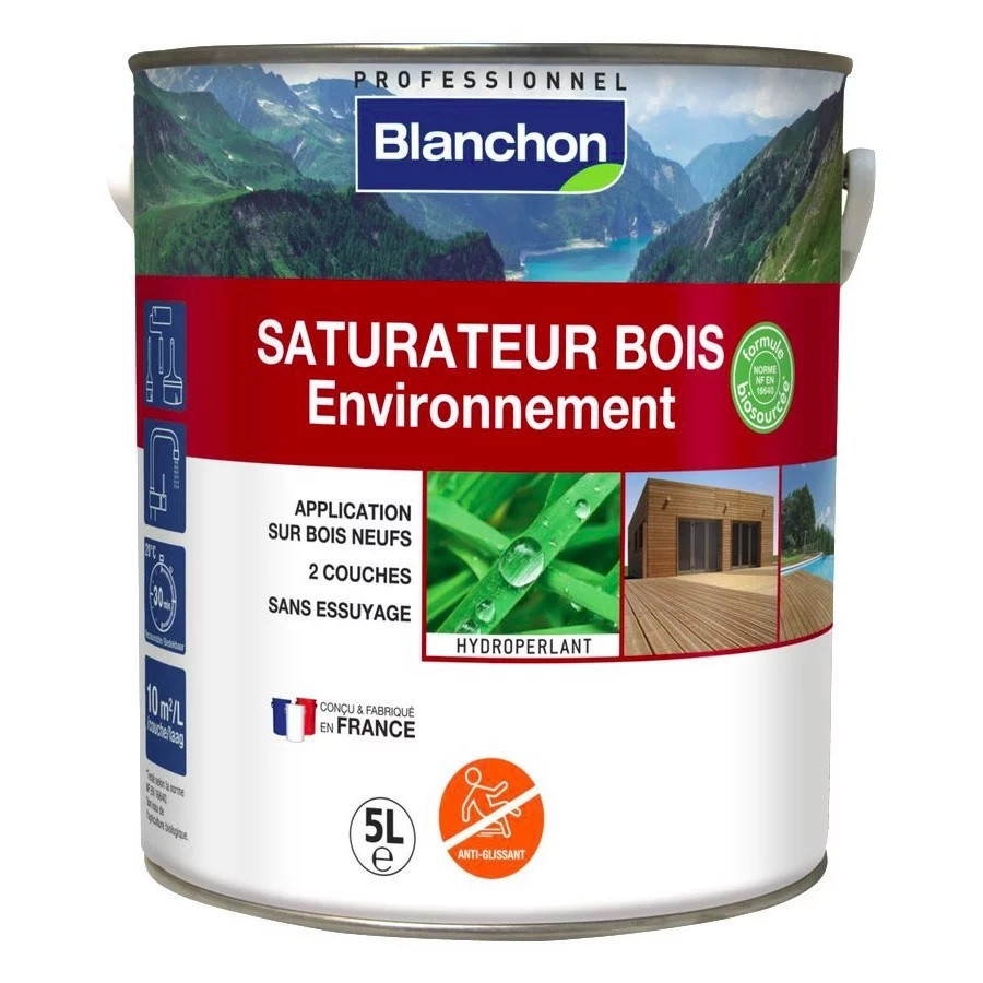 [7102911-blanchon] Saturateur Bois Environnement Blanchon Bois Clair 5l