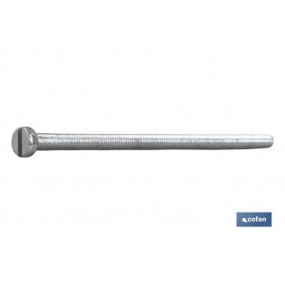 Pack Mit 100 Din-84 M-8 X 50 Mm Verzinkten Schrauben