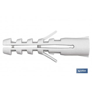 Pack Mit 100 Nylon-dübel Ohne Kragen 8 X 40 Mm