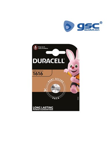 Duracell 1616 Haushaltsbatterie Einwegbatterie Cr1616 Lithium