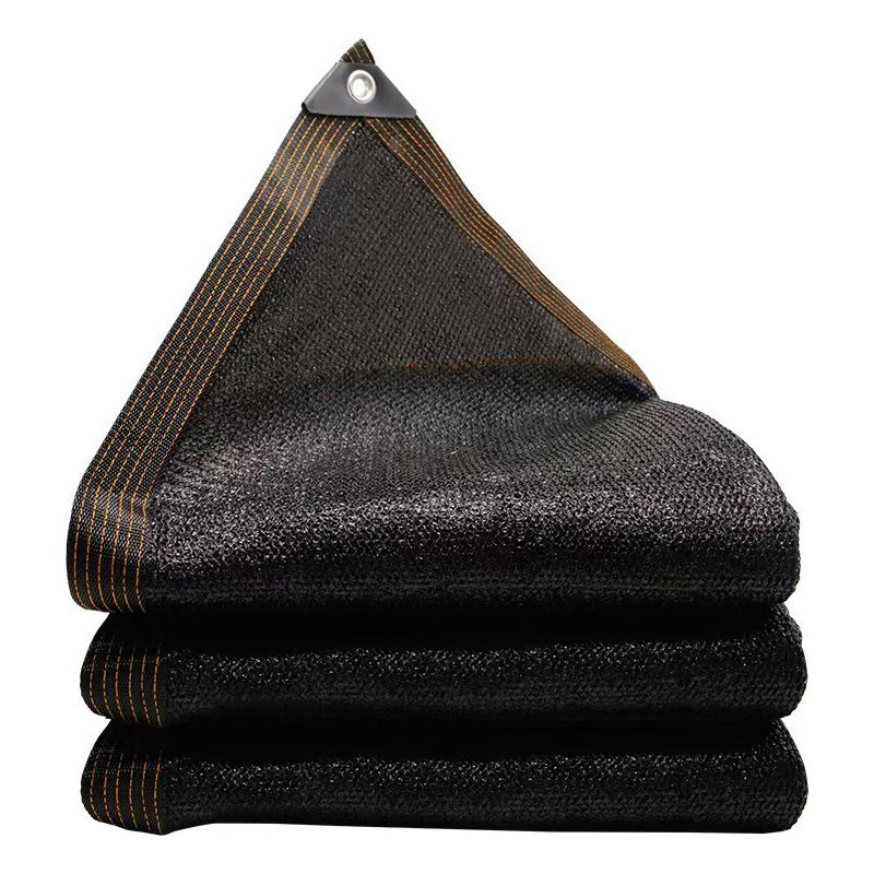 Filet D'Ombrage, 5 Mètres De Large X 5 Mètres De Long, Noir, Épais Et Dense, Pour Cours, Pavillons Et Protection Solaire Des Plantes.