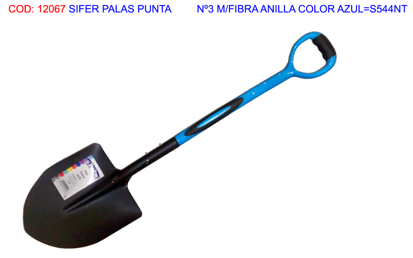 Sifer Klingenspitze N3 M/faserring Blau S543nt
