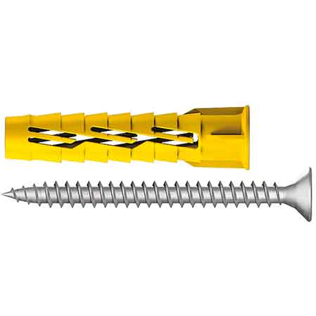 Dübel Mit Schraube 'rx02' Ø 6x32 Mm - Schraube 4,5x40 Mm