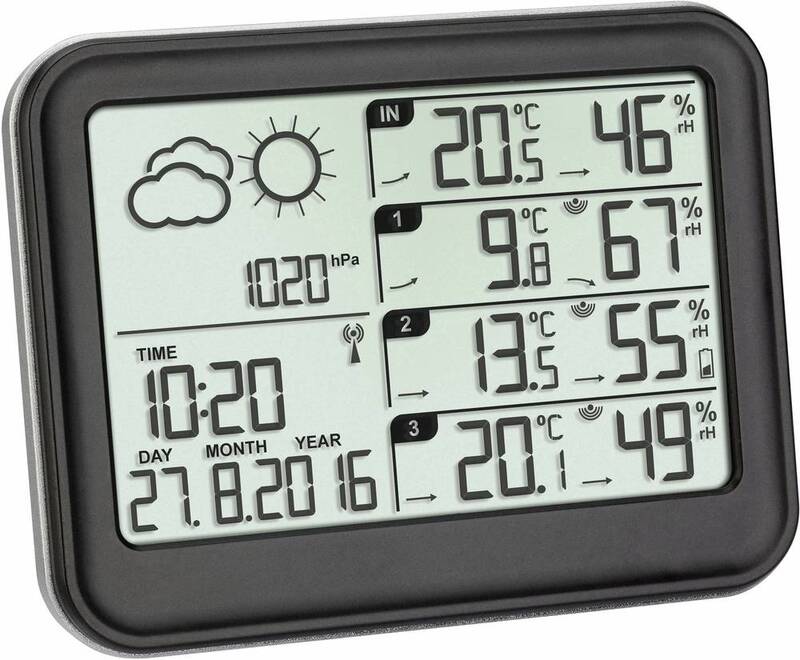 [neuwertig] B-ware Tfa Funk Wetterstation View 35.1142.01 3 Externe Sensoren Tendenzpfeile