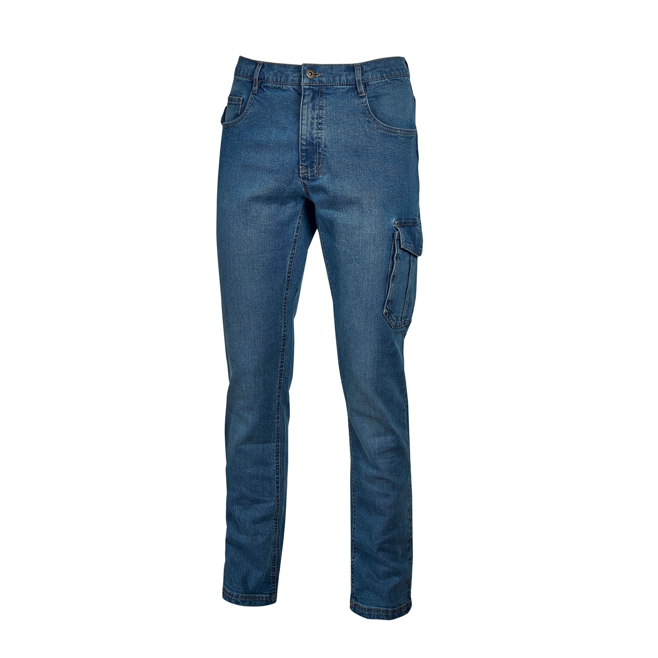 U-power - Stretch-arbeitsjeans Mit Taschen Jam - Denim Blau 3xl - Fr (52/54) - Eu (58/60)