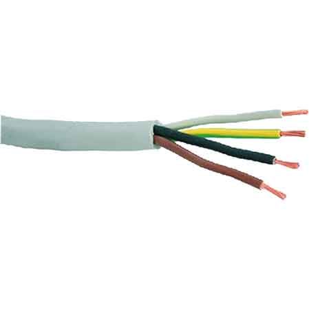 Vieradriges Kabel 'grau' Querschnitt 4x2,5 Mm