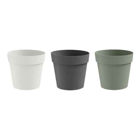 Vaso 'cinqueterre' Ø 35x30h Cm (ø Boden 24 Cm) - Farbe Etnea