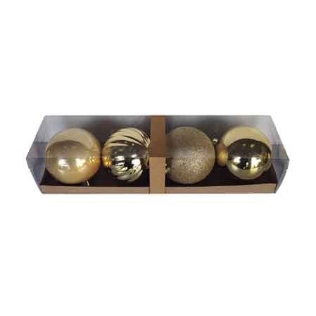 Weihnachtskugeln Ø 8 Cm, Packung 12 Stück - Farbe Silber