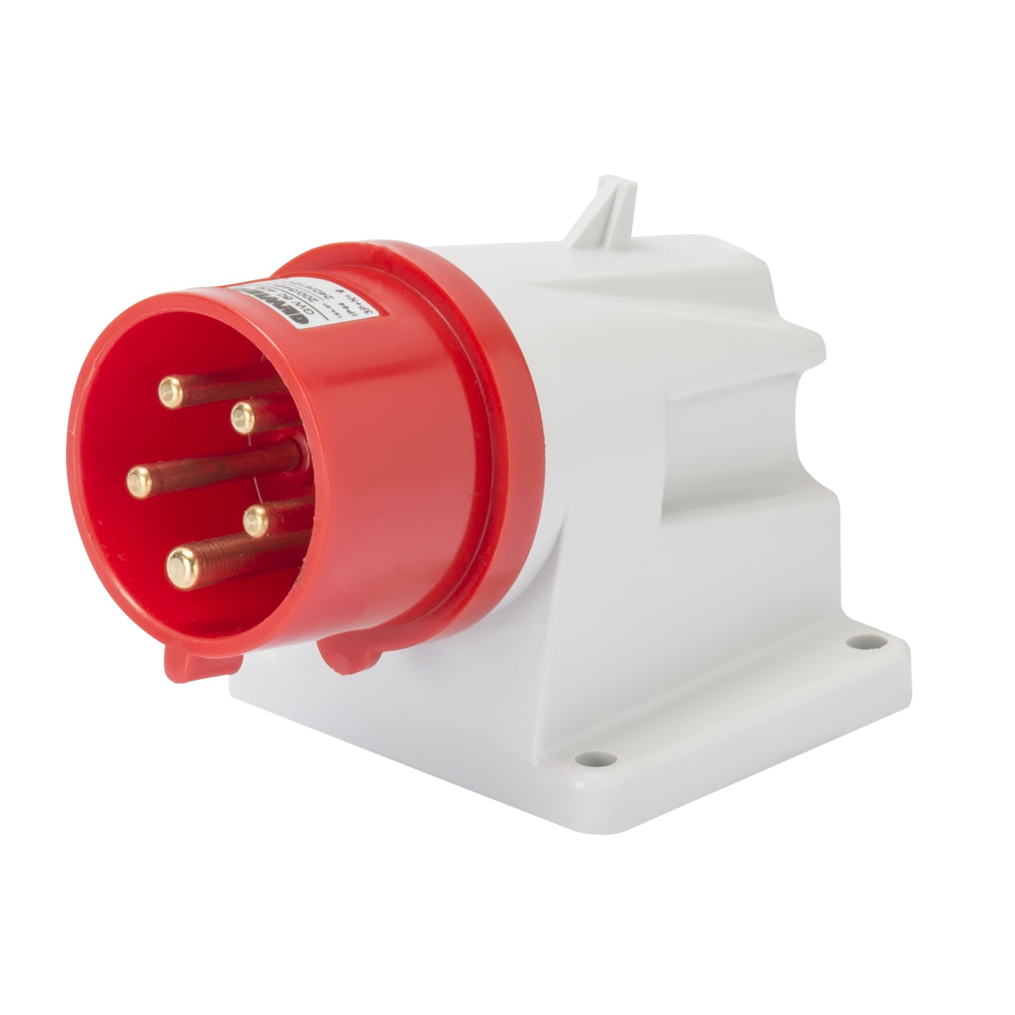 Wandsteckdose Männlich Iec Verb. Boot.pl. 90° 3p+n+t 32a 400v 6h