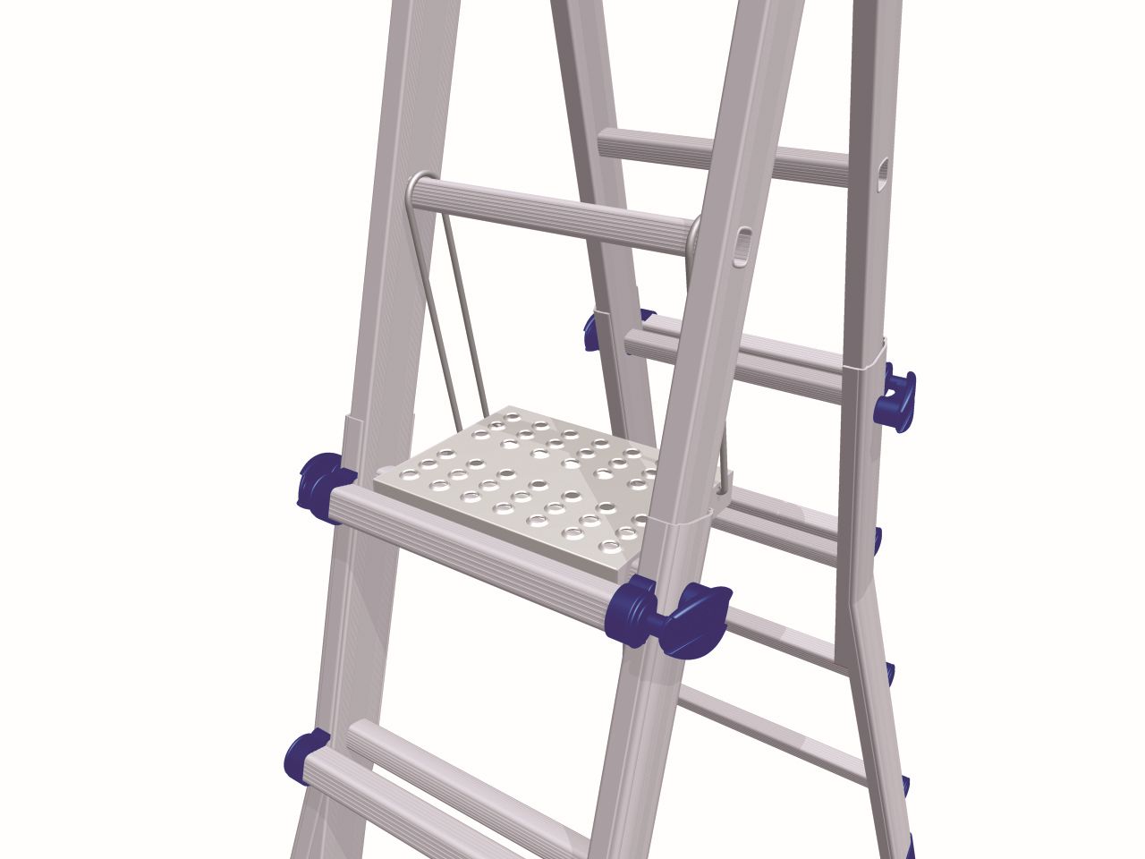 Gierra Multifunktions-teleskoparbeitsbühne 150 Kg, Verstellbare Höhe 3 M.