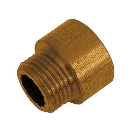 Verlängerungsstück Gelbmessing 1/2"x30 Mm