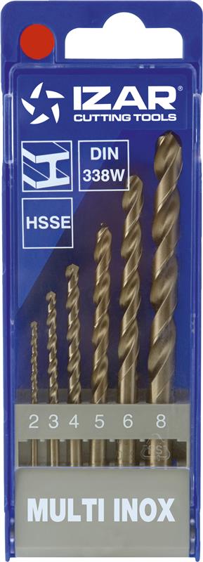 Triuso Hssco-universalbohrer Multi-inox Ø 2 - 3 - 4 - 5 - 6 - 8 Mm - Iz34204