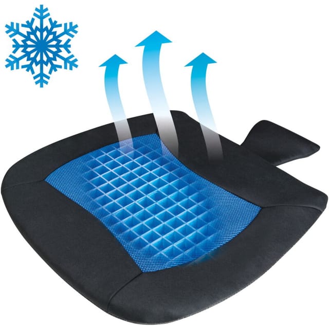 Walser - Sitzkissen Cool Touch Schwarz-blau