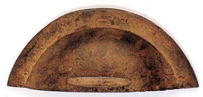 Muschelgarnitur Dubois - 95 X 40 Mm - Gewachstes Rostiges Eisen - 498750