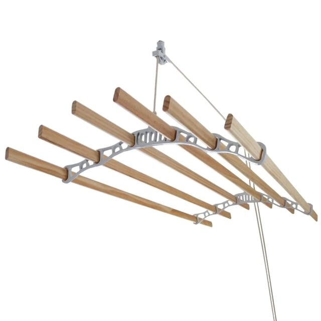 Monster-shop - 2.4 M Deckentrockner Holz Kleidetrockner Wäschetrockner Trockner Wäscheständer